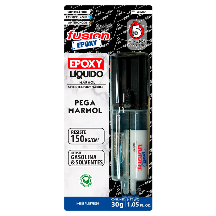 Epoxy Liquido Jeringa Marmol