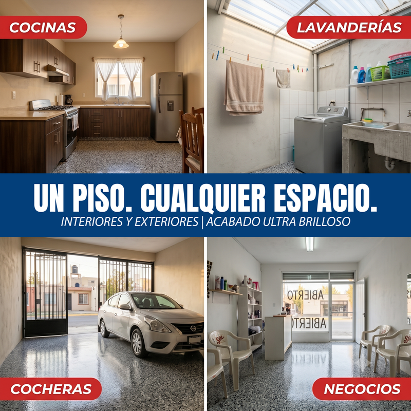 Piso Epóxico Fácil Fusion Epoxy Kit De Recubrimiento