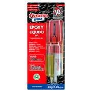 Imagen frontal de Fusion Epoxy AJT10 adhesivo epóxico en gel 10 minutos, para plásticos rígidos, fuerza 2134 PSI, compresión 1849 PSI, resistencia térmica 266 °F.