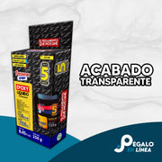 Epoxy Líquido Transparente Industrial Fusion Epoxy AJT5-IND de 250 g, acabado transparente, pega en 5 minutos, resiste hasta 150 kg/cm², para cerámica, porcelana, fibra de vidrio, madera, metales y plásticos rígidos