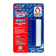 Epoxy Plastilina Soldador en barra Fusion Epoxy de 20 g, secado en 5 minutos, pega y rellena metal, plástico, cerámica, madera y porcelana, resiste agua, gasolina y solventes