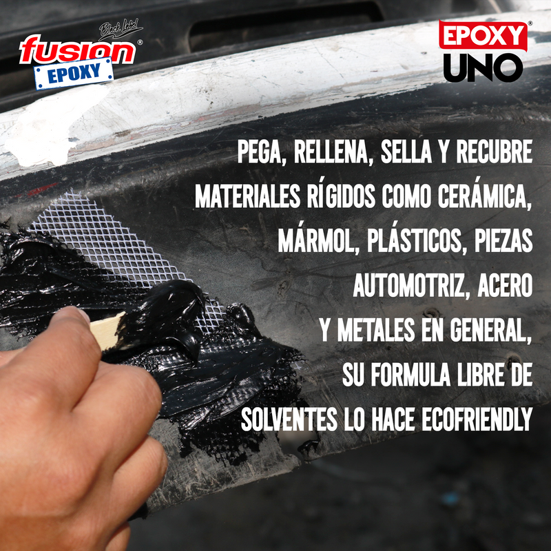 Epoxy Uno uso general adhesivo epóxico para unir cobre, acero y otros metales con fuerza y durabilidad.