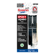 Jeringa Epóxica Negra AJN5 sin fondo, pegamento epoxy líquido de secado rápido para metales, cerámica y madera.