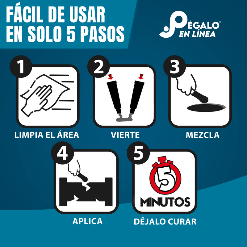 Fusion Epoxy – Adhesivo Líquido Soldador Tubo 5 Minutos ATT5