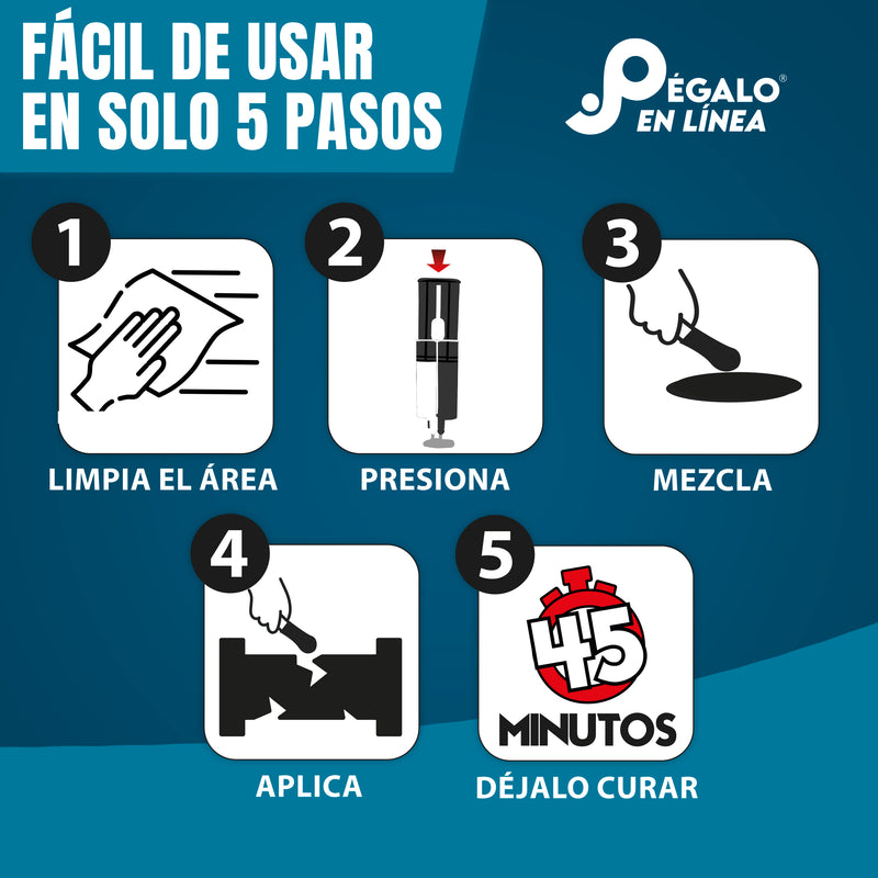 Fusion Epoxy – Adhesivo Epóxico Flexible Jeringa AJFLEX