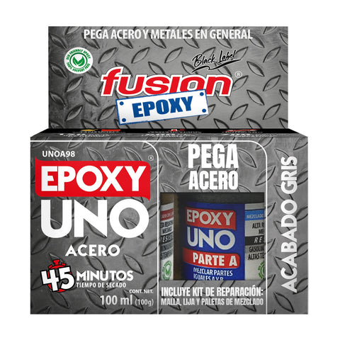 Epoxy UNO Acero 100 g – foto principal